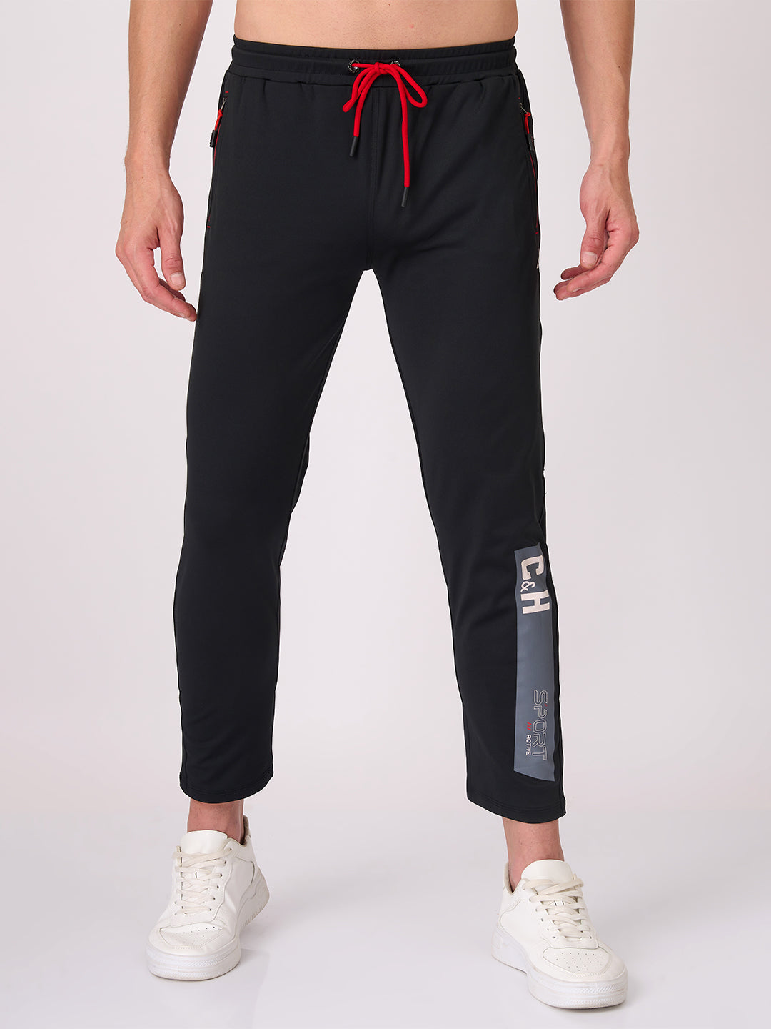 Men’s Slim fit Sports Trackpant with Zipper Pockets